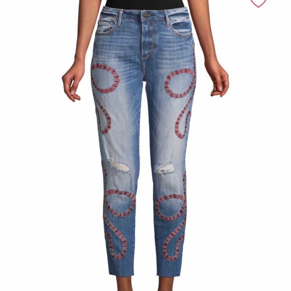 DRIFTWOOD Joyce Girlfriend Snake Jeans